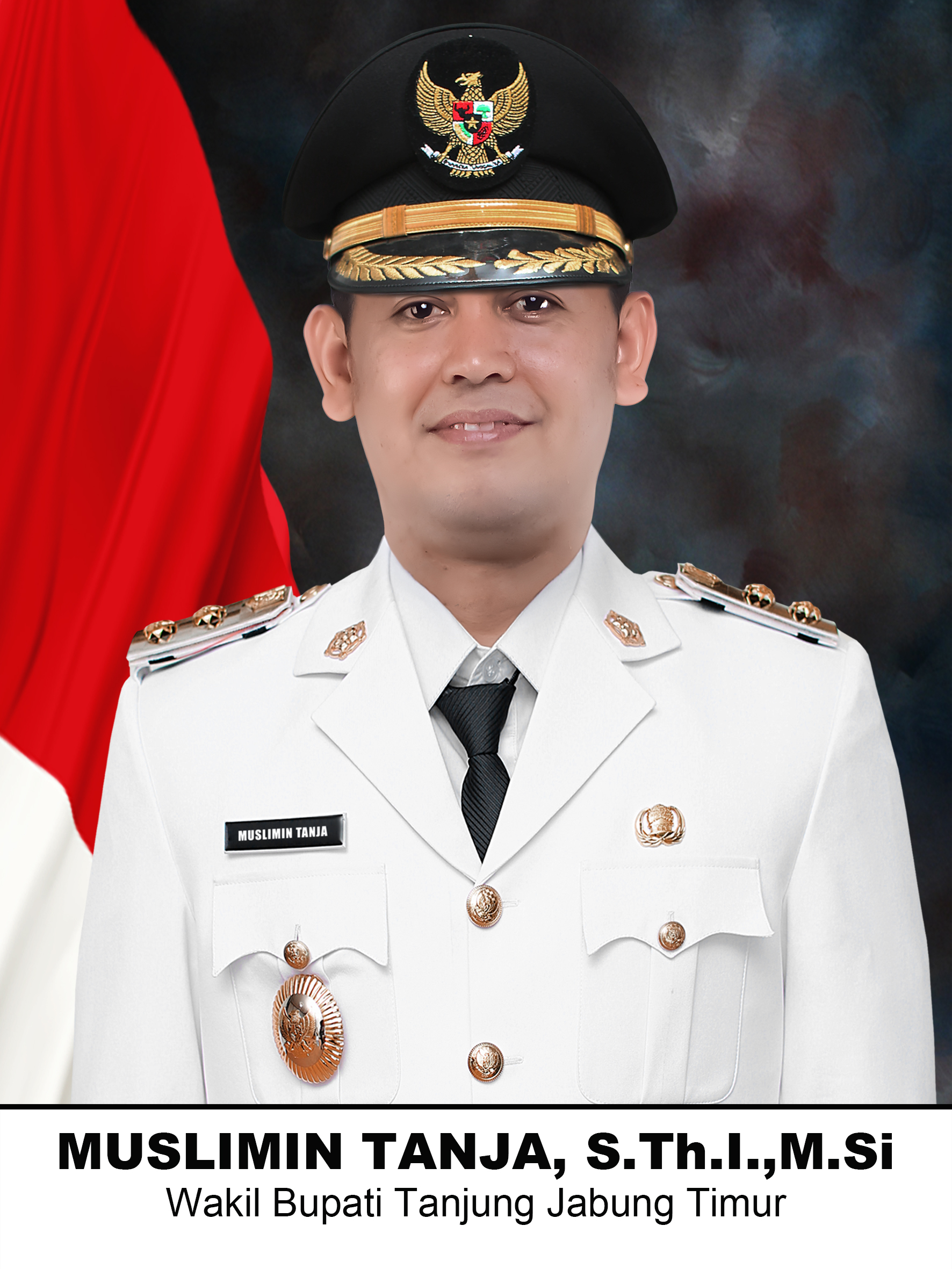 Wakil Bupati Kab. Tanjung Jabung Timur Muslimin Tanja, S.Th.I., M.Si.